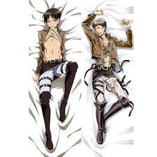 Eren yeager levi mikasa ackerman attack on titan a.o.t.: Japanischen Anime Angriff Auf Titan Eren Jaeger Jean Kirstein Werfen Otaku Dakimakura Geschenke Bettwasche Umarmt Korper Kissen Fall 150x50 Cm Pillow Case Aliexpress
