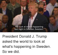 Make your own images with our meme generator or animated gif maker. Last Night In Sweden Meme Meme Walls