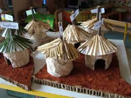 Nous Fabriquons Des Cases Africaines Le Site De Lulu Case Africaine Des Projets D Art Africain Activite Manuelle Afrique
