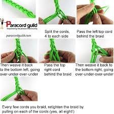 And then under the strand just to the left. 8 Strand Round Braid Paracord Guild Paracord Braids Paracord Paracord Weaves