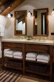 Check spelling or type a new query. Rustic Mountain Home Showcases Inspiring Views Of Big Sky Country Rustic Bathroom Vanities Bathroom Vanity Remodel Bathroom Vanity Decor