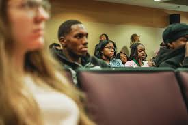 Let's hear it for our phenomenal Miles College scholars—Wanda Shelby,  Jakayla Thomas, Tadarius Canada, and Davaioun Williams—for their powerful  participation in our recent Miles vs. Samford Debate Competition