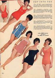 Lana Lobell 1962 Vintage Swimsuits Vintage Swimwear Vintage Dresses 1960s