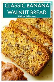 Banana Walnut Bread Recipe Banana Walnut Bread Banana Walnut Bread Moist Banana Bread Recipes