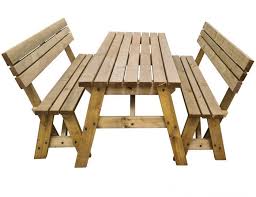 Whether you opt for wicker, metal, or plastic, a cozy garden patio set can bring a real sense of serenity to a property. Victoria Picnic Table Benches Set With Back Rest Arbor Garden Solutions
