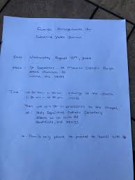 We are sad to let everyone know Catherine Yates Doman has passed away and  here are her funeral arrangements. We are sending our thoughts and prayers  to the family and her friends.