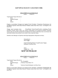 Contoh surat permohonan dan partisipasi pramuka. Contoh Surat Dukungan Masyarakat Mosaicone