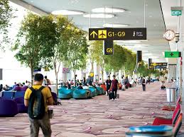 A new terminal, designated as terminal 4 (t4), is being constructed at an estimated cost of s$1.28bn ($1.03bn). Transfer Between Terminals Jewel Singapore Changi Airport