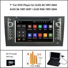Quad Core Android 5 1 Car Multimedia Player For Audi A6 R6 Rs6 1997 2004 Audio Car Stereo Dvd 1024x600 Hd Screen Wifi 16gb Fla Radio Car Stereo Car Dvd Players