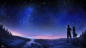 Stargazing Anime Scenery Stargazing Sky Art