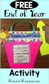 The nicer weather allows us to be outside more, so we take advantage of that. Fun Craft Activity For The End Of The Year Create A Summer Bucket List Summer Bucket List Activity End Of Year Summer Bucket Lists