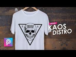 Cara Desain Kaos Distro Dengan Hp Android Picsart Tutorial Indonesia Youtube