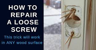 Kitchen cabinet doors get a lot of wear. How To Fix A Loose Screw In A Hinge Or Door Abi Home Inspection Services