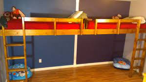 Are you struggling with the small bedroom blues like we were? How To Build End To End Floating Loft Bed For Kids Diy Loft Bed Double Loft Beds Loft Bed