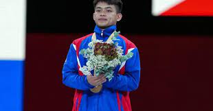 Gymnast carlos yulo target ang ginto sa floor sa tokyo olympics. Tokyo Olympics Qualifier Yulo Picked Athlete Of The Month Philippine News Agency