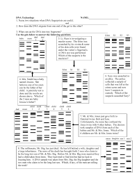 Showing 8 worksheets for what is dna fingerprinting. Biology Dna Fingerprinting Worksheet Printable Worksheets And Activities For Teachers Parents Tutors And Homeschool Families