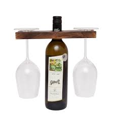 This wooden slate comes with 6 shot glasses so you can serve them in a different way. Gocraft Wine Bottle Glass Holder Handmade Antique Wood Stand For Wine For Two Glasses Bottle Buy Online In Cayman Islands At Cayman Desertcart Com Productid 51559233