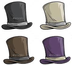 Top Hats Cartoon Steampunk Hat Vector Top Hat Drawing Top Hat
