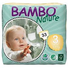 Bambo Nature Baby Diapers Classic Size 3 11 20 Lbs 198 Count 6 Packs Of 33
