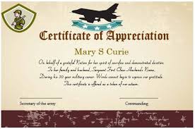Air force mission throughout their career. 20 Professional Army Certificate Of Appreciation Templates Wording Samples Demplates