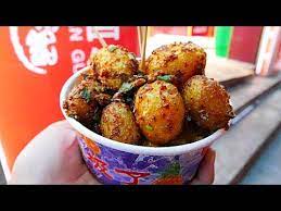 Xi An Street Food China Spicy Fried Potatoes Food Chinese Street Food Street Food