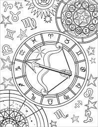 Sagittarius Zodiac Sign Coloring Page Free Printable Coloring Pages Printable Coloring Pages Zodiac Signs Colors