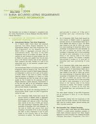 Asukohta kaardil public bank jalan tapah. Bursa Securities Listing Requirements Compliance Information