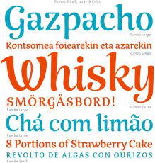 Rumba Laura Meseguer Typeface Typography Creative Typography