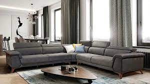truva corner elegant sofa couch upholstery decor design