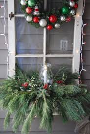 Blumenkasten Weihnachtlich Dekorieren Altes Fenster Deko