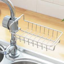 Black stainless steel kitchen rack sink sink dish rack drain bowl rack dish rack kitchen supplies storage rack. Stainless Steel Sink Faucet Hanging Storage Rack Storage Holder Sponge Bathroom Kitchen Shelf Drain Dry Towel Organizer Shopee Malaysia