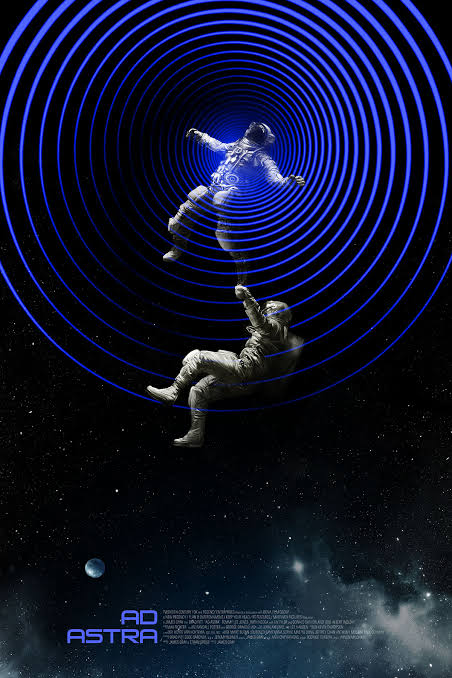 Brad Pitt Spirals Into the Void in 'Ad Astra' Mondo Poster