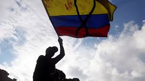 It consists in three horizontal stripes, yellow, blue and red. Human Rights Watch Received 63 Reports Of Deaths During Colombia S National Strike Al Dia News