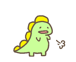 Kawaii Dinosaur Animation Sticker Kawaii Dinosaur Dinosaur Stickers Cute Stickers