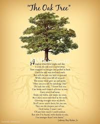 Oak Tree Poem Encouraging Tree Poem Quote Nature Wall Art Inspirational Wall Art Tree Poem Tree Quotes Nature Quotes