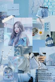 Blackpink Jennie Queen Beautiful Aesthetic Collage Wallpaper Blue Freetoedit Aesthetic Collage Blue Aesthetic Aesthetic Backgrounds