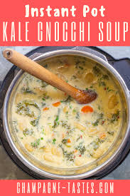 Instant Pot Gnocchi Kale Soup Recipe In 2020 Instant Pot Recipes Soup Gourmet Side Dish