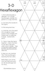 Face 4 is hidden behind face 3. 21 Flexagon Ideas Paper Crafts Math Art Origami
