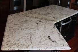curved granite kitchen counter, color