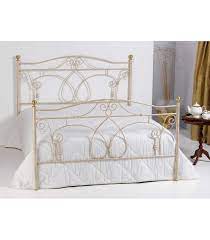 Letto matrimoniale in ferro bianco alice. Letto Matrimoniale In Ferro Battuto Ester Spazio Casa
