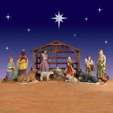Nativity Set With Stable Nativity Set Outdoor Nativity Outdoor Nativity Sets
