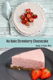 No Bake Easy Strawberry Cheesecake Recipe Cheesecake Recipes Easy Strawberry Cheesecake Cheesecake Recipe Uk