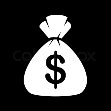 Collection by lisa • last updated 4 weeks ago. Money Bag Icon On Black Background Stock Vector Colourbox