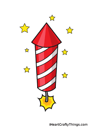 Drawing a simple candle such as the one in this tutorial is fairly easy. Fireworks Drawing How To Draw Fireworks Step By Step