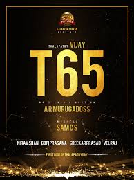 Beast is vijay's fourth film with sun pictures. Tfto On Twitter Thalapathy65 First Look On Thalapathyday Surprise Announcement Actorvijay Armurugadoss Samcsmusic Niravshah Gopiprasannaa Sreekar Prasad Velraj Https T Co 5afnyrcgbd