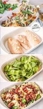 Easy Tuscan Chicken Dinner Chicken Dinner Family Meals Recipes