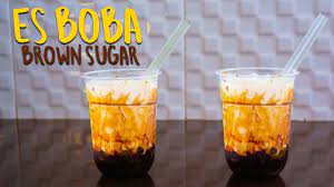 Segarnya Kebangetan Cara Mudah Membuat Es Boba Brown Sugar Untuk Berbuka Puasa Youtube Boba Ide Makanan Minuman