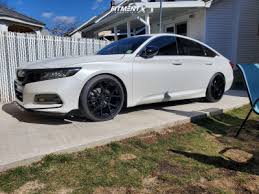Fits the following honda accord years: 2020 Honda Accord Sport With 20x10 Rotiform Kps And Federal 245x35 On Lowering Springs 950974 Fitment Industries
