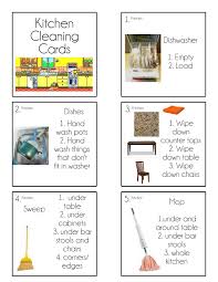 Chore Flip Cards Chore Cards Kids Cleaning Chore Chart Kids