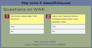 Can you name every inductee. Trivia Quiz Questions On Wwe
